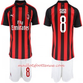 Maillot/Tenue AC Milan Suso 8 Enfant Domicile 2018/2019